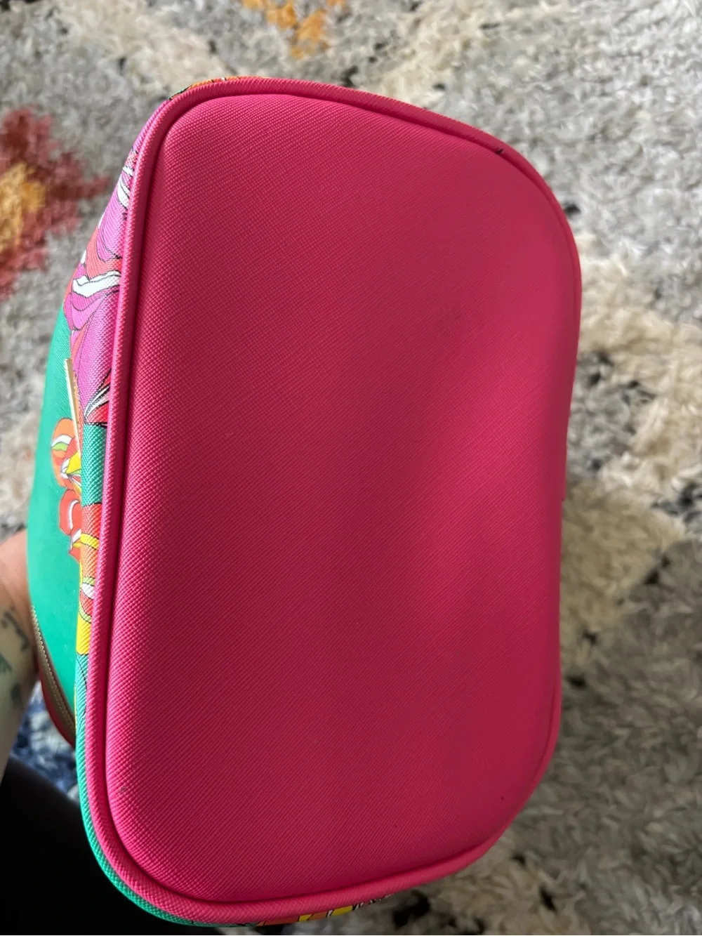 Trina Turk floral make up bag